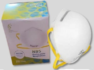 N95 Mask - FDA NIOSH Box of 20